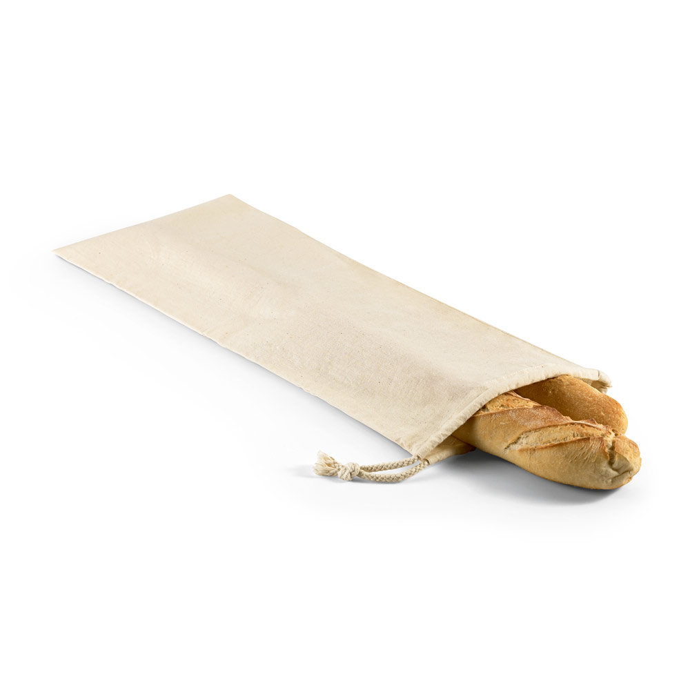 Sacola para Pão de Algodão 100 g/m² com Cordão: AL92836