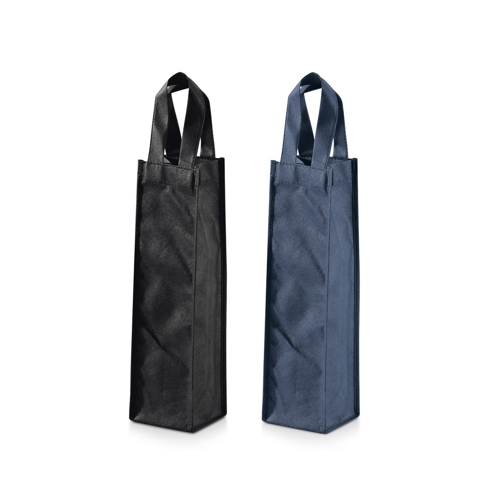 Sacola para 1 Garrafa em Non-Woven 80 g/m² com Alças: AL92844