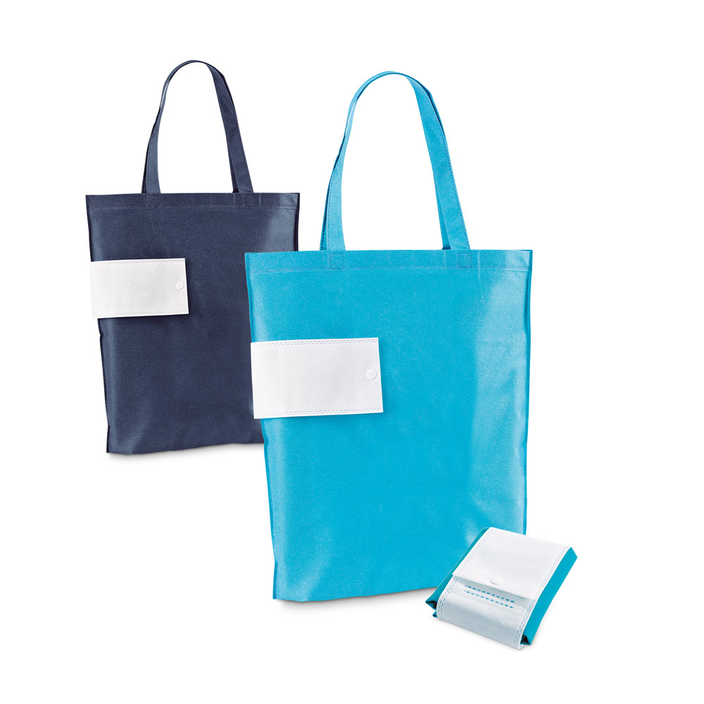 Sacola Dobrável Non-Woven 80 g/m² com Alças de 50 cm: AL92847