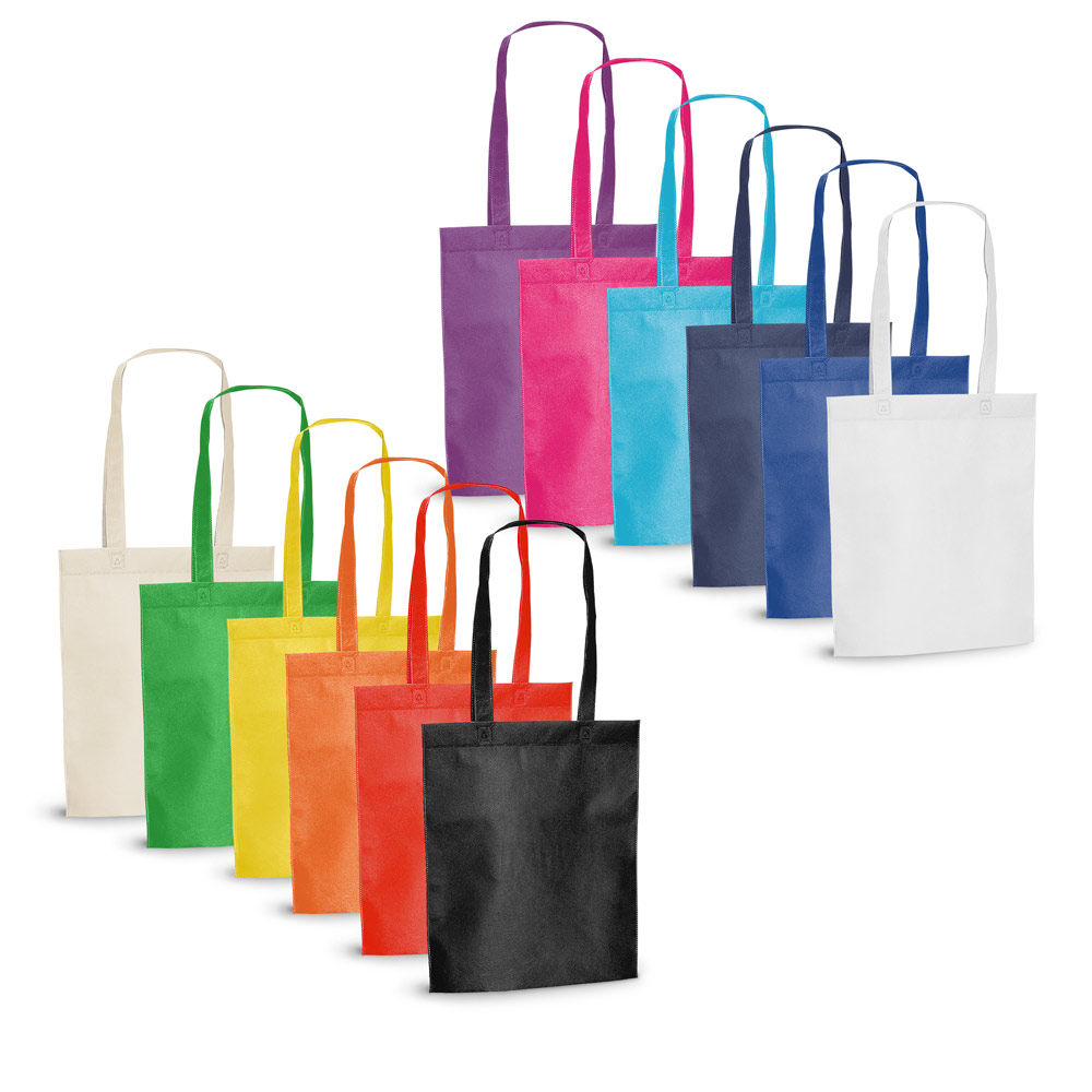 Sacola Non-Woven 80 g/m² Termo-Selada com Alças de 55 cm: AL92854