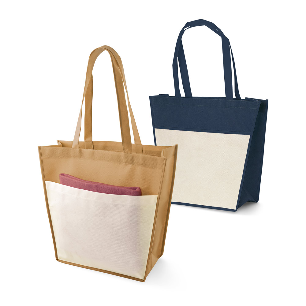Sacola em Non-Woven com Bolso Frontal Personalizada: AL92908