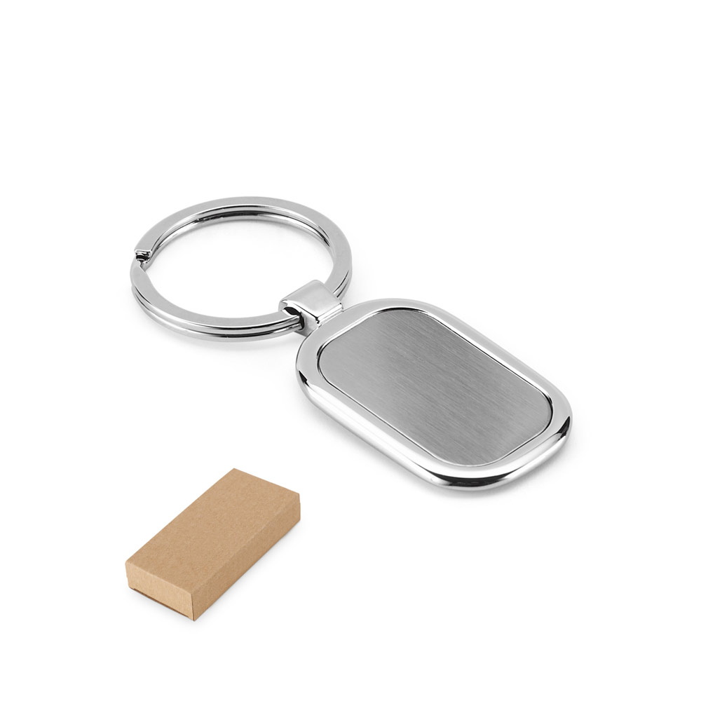 Chaveiro de Metal Personalizado em Caixa Presente: AL93158