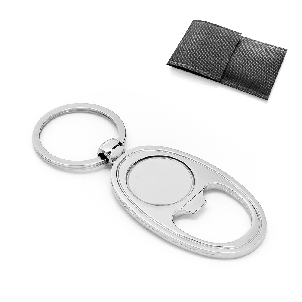Chaveiro em Metal com Abridor de Garrafas Personalizado: AL93367