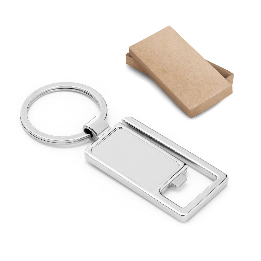 Chaveiro em Metal com Abridor de Garrafas Personalizado: AL93368