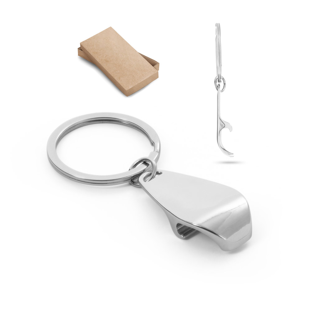 Chaveiro em Metal com Abridor de Garrafas Personalizado: AL93394