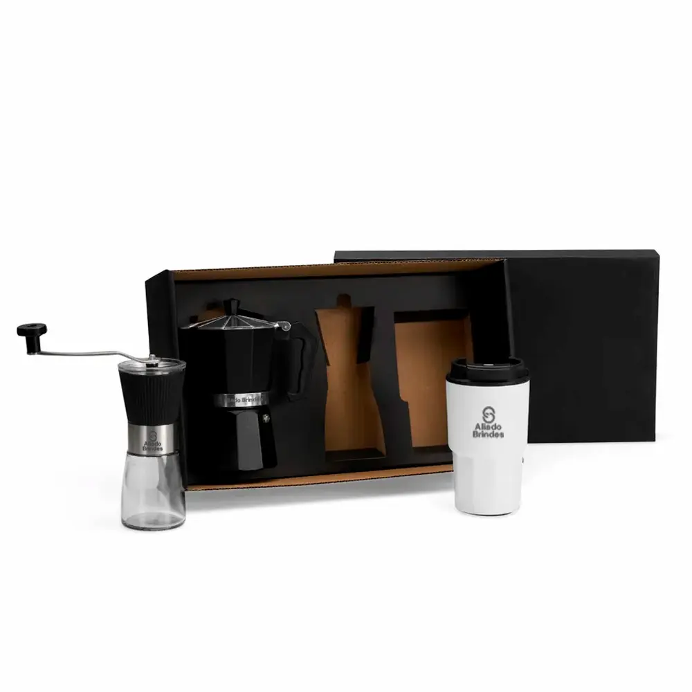 Kit Cafè Moedor e Copo Térmico - AL135