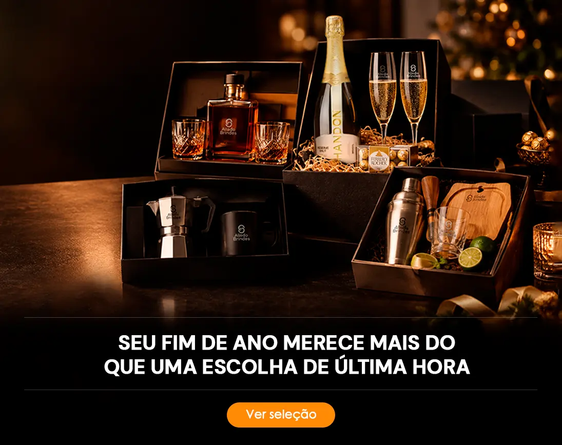 Brindes e Kits Personalizados para Final de Ano - Aliado Brindes