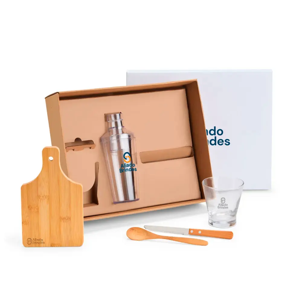 Kit Para Caipirinha com Coqueteleira Personalizado — AL125