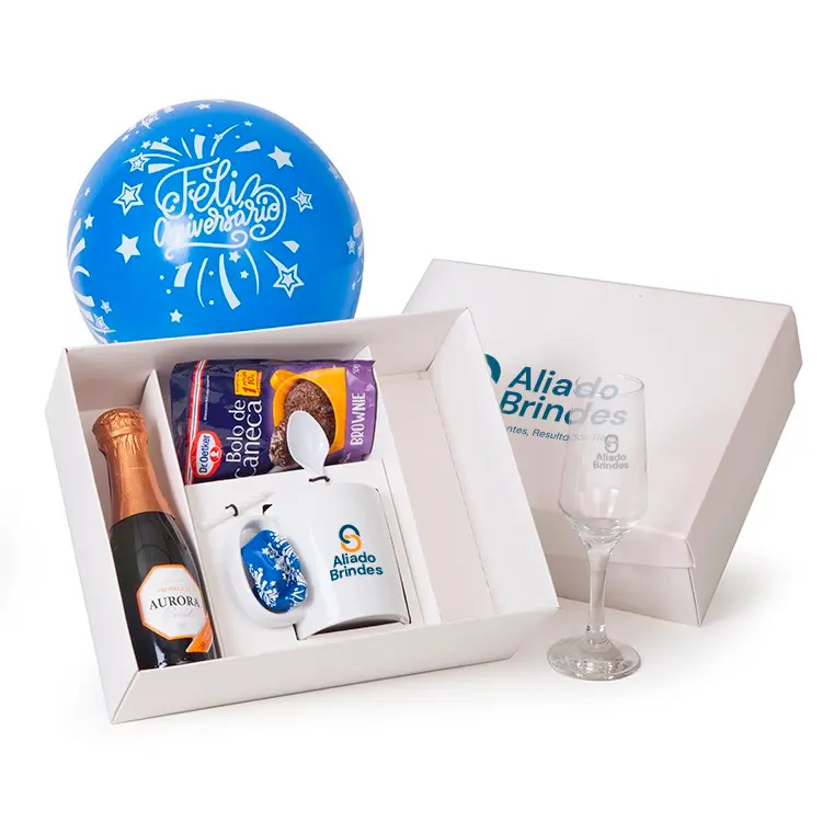Kit Aniversário Personalizado com Espumante e Caneca : Al143